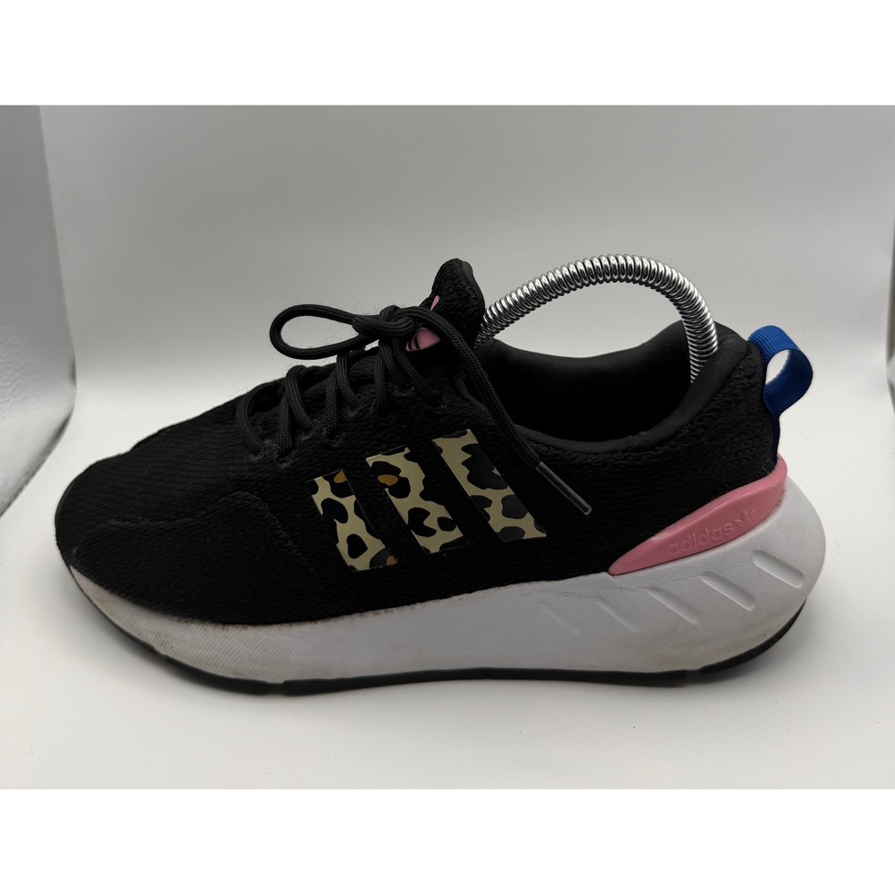 Adidas Swift Run 22 Sneaker Women 6 Black Leopard Good GW8166